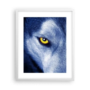 Affisch i vit ram - Hypnotiserade titt - 40x50 cm