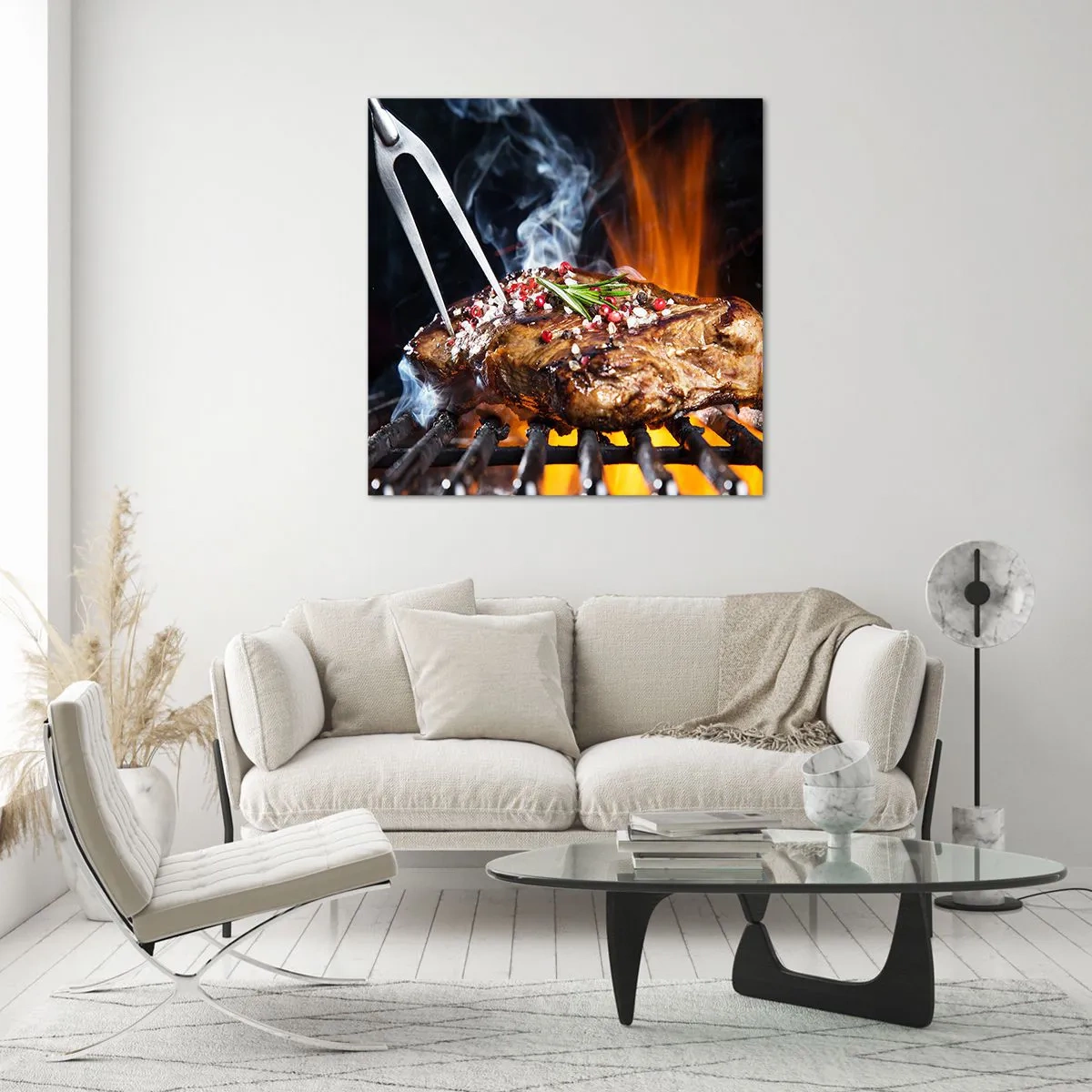 Glastavla - Bild på glas - Saftiga och doftande - 60x60 cm