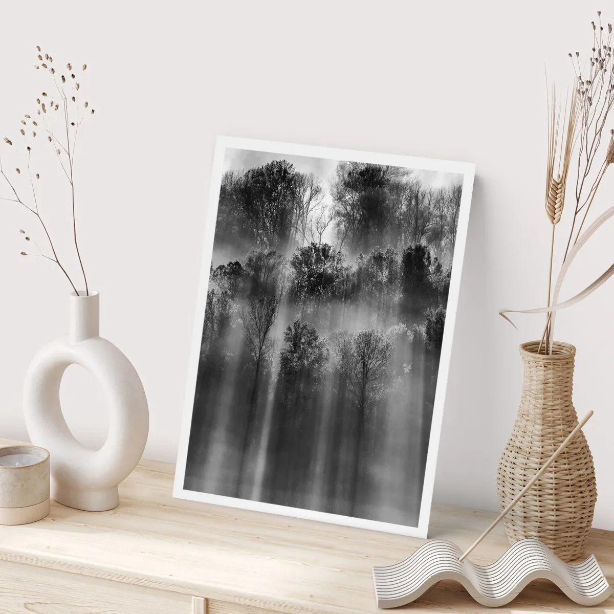 Affisch - I ljusstrålar - 30x40 cm