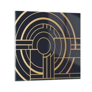 Glastavla - Bild på glas - Sakernas gång - 70x70 cm