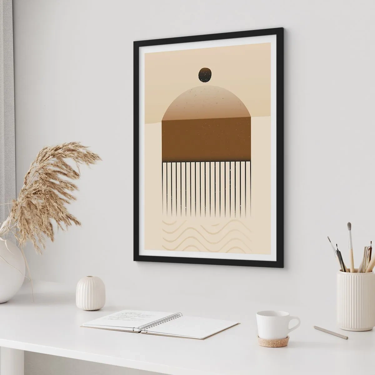 Affisch i svart ram - Olika tillstånd - 61x91 cm