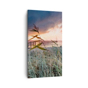 Canvastavla - Bild på duk - Försvinner inte med vinden - 45x80 cm