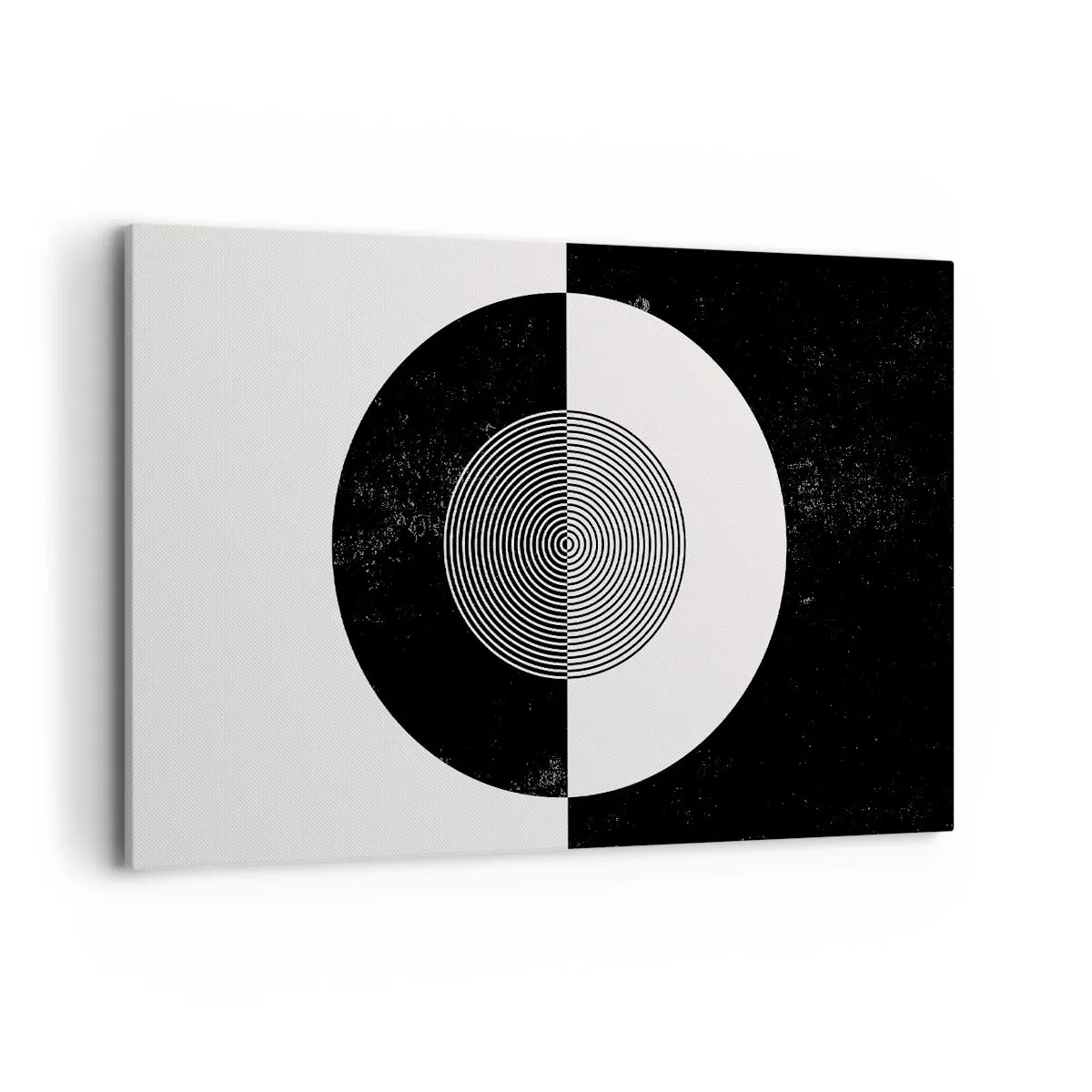 Canvastavla - Bild på duk - Harmoni i svart och vitt - 120x80 cm