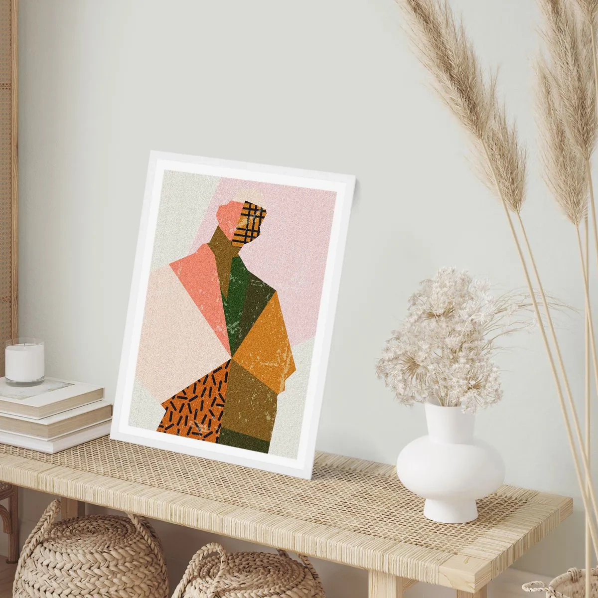 Affisch i vit ram - Människan - en komplex varelse - 70x100 cm