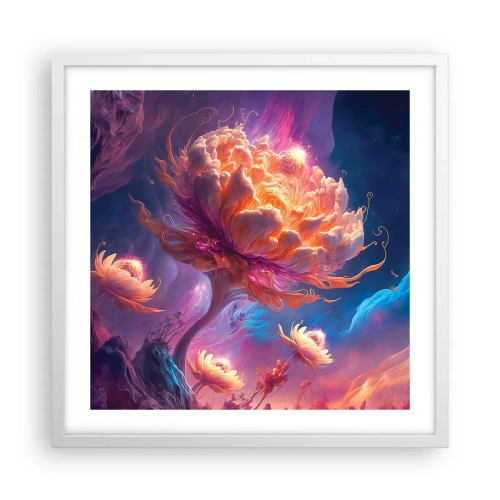 Affisch i vit ram - En annan värld - 50x50 cm