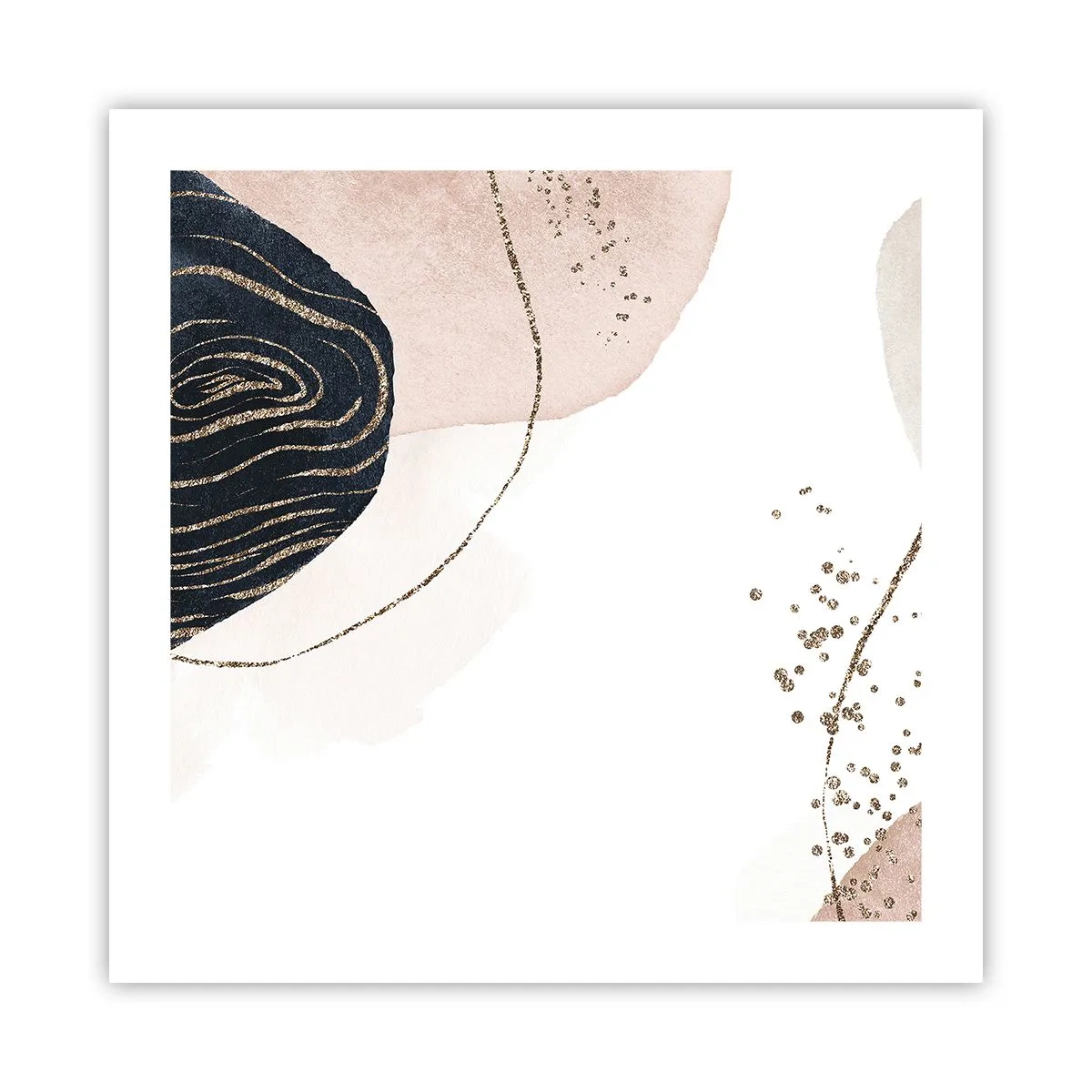 Affisch - Allt flyter - 50x50 cm