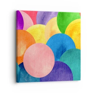 Canvastavla - Bild på duk - Full av liv - 30x30 cm