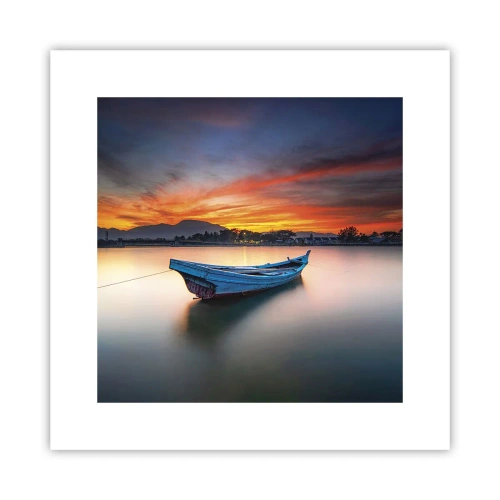 Affisch - Det kommer en god natt - 30x30 cm