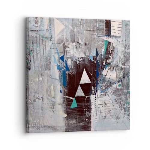 Canvastavla - Bild på duk - Trianglarnas överordnade ordning - 30x30 cm