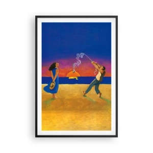 Affisch i svart ram - Mer än en stjärna från himlen - 61x91 cm