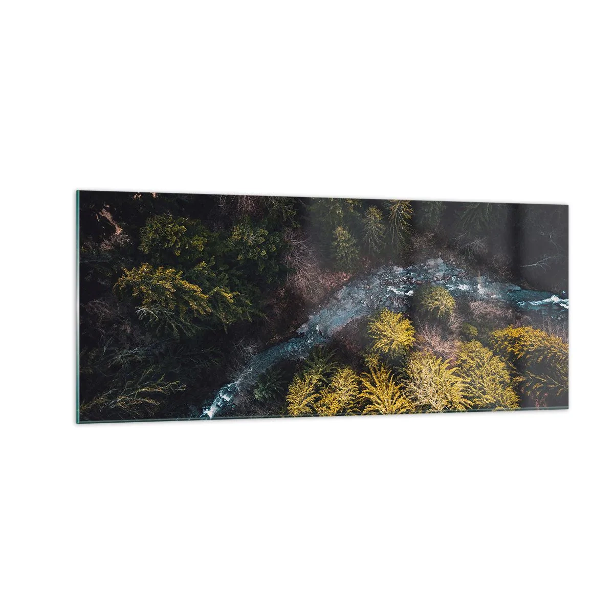 Glastavla - Bild på glas - Snabbt, allt snabbare - 100x40 cm