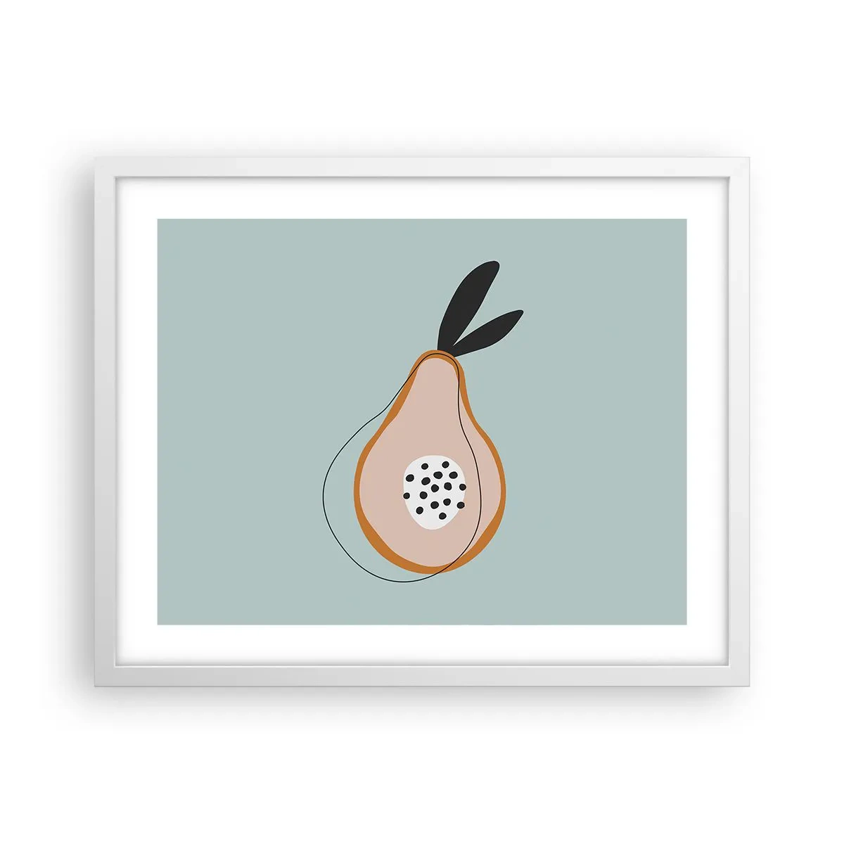 Affisch i vit ram - Att tränga in i sakens natur - 50x40 cm