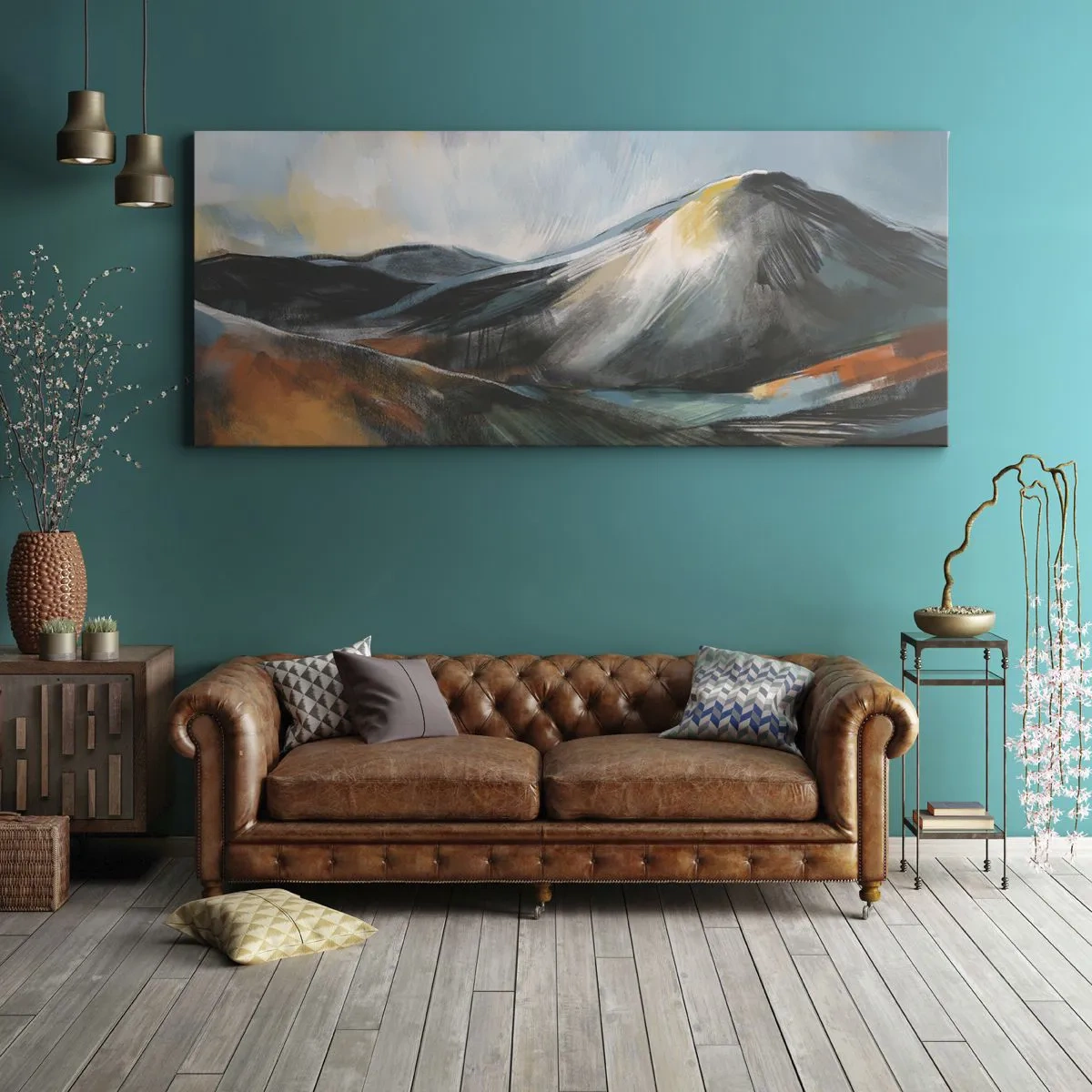 Canvastavla - Bild på duk - Råa och vackra - 100x40 cm