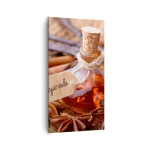 Canvastavla - Bild på duk - Mot kroppens och själens enighet - 65x120 cm