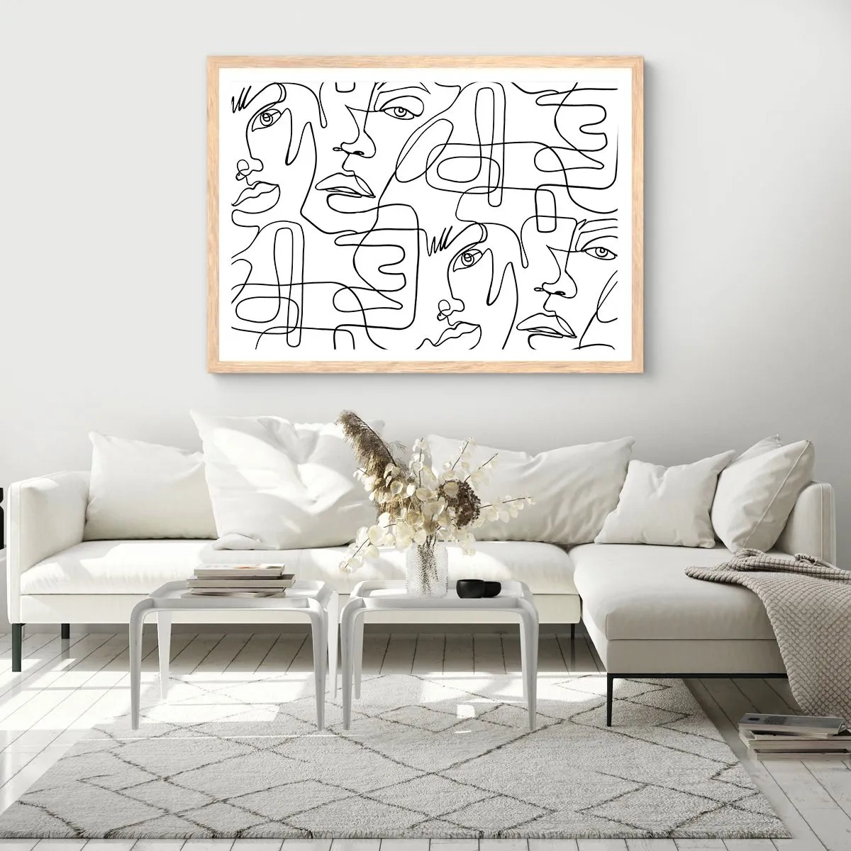 Affisch i ram av ljusek - I trassliga känslor - 100x70 cm
