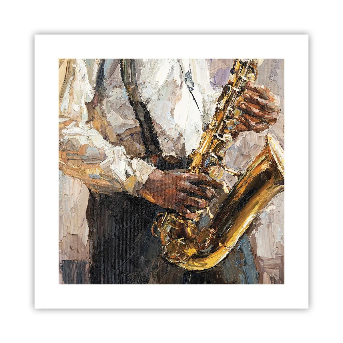 Affisch - Dags för solo - 40x40 cm