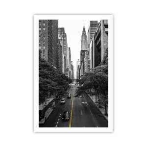 Affisch - En morgon i New York - 61x91 cm