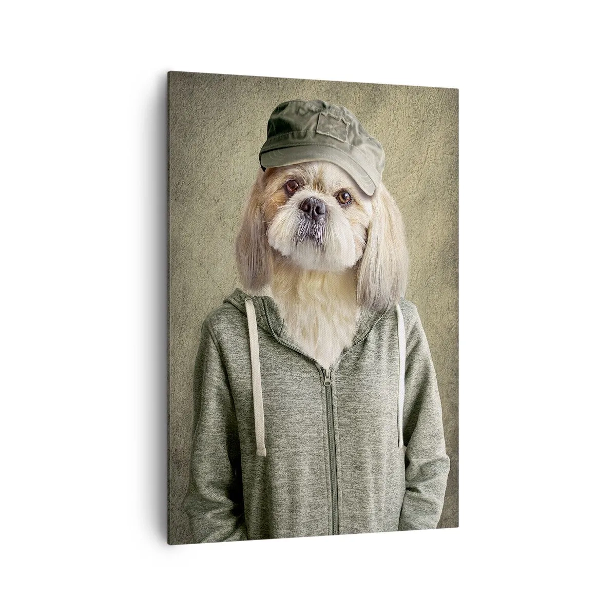 Canvastavla - Bild på duk - Jag föredrar avslappnad stil - 70x100 cm