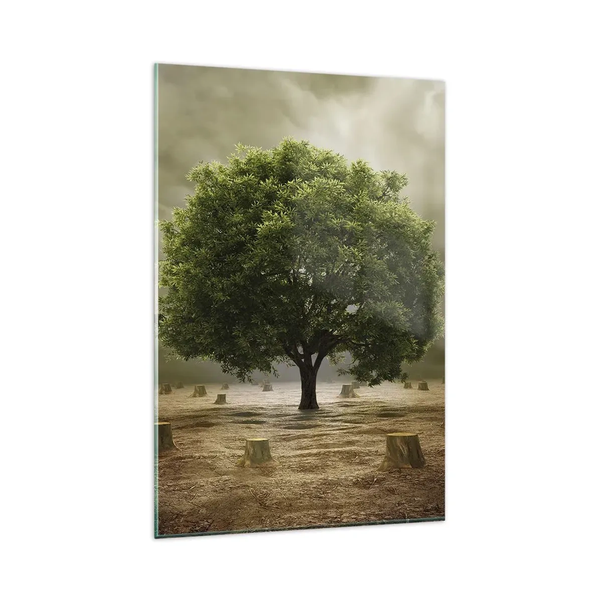 Glastavla - Bild på glas - Hela hoppet - 80x120 cm