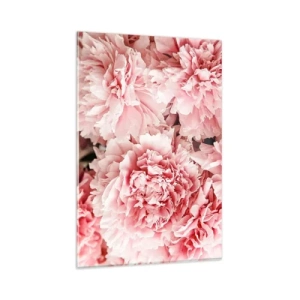 Glastavla - Bild på glas - Rosa dröm - 80x120 cm