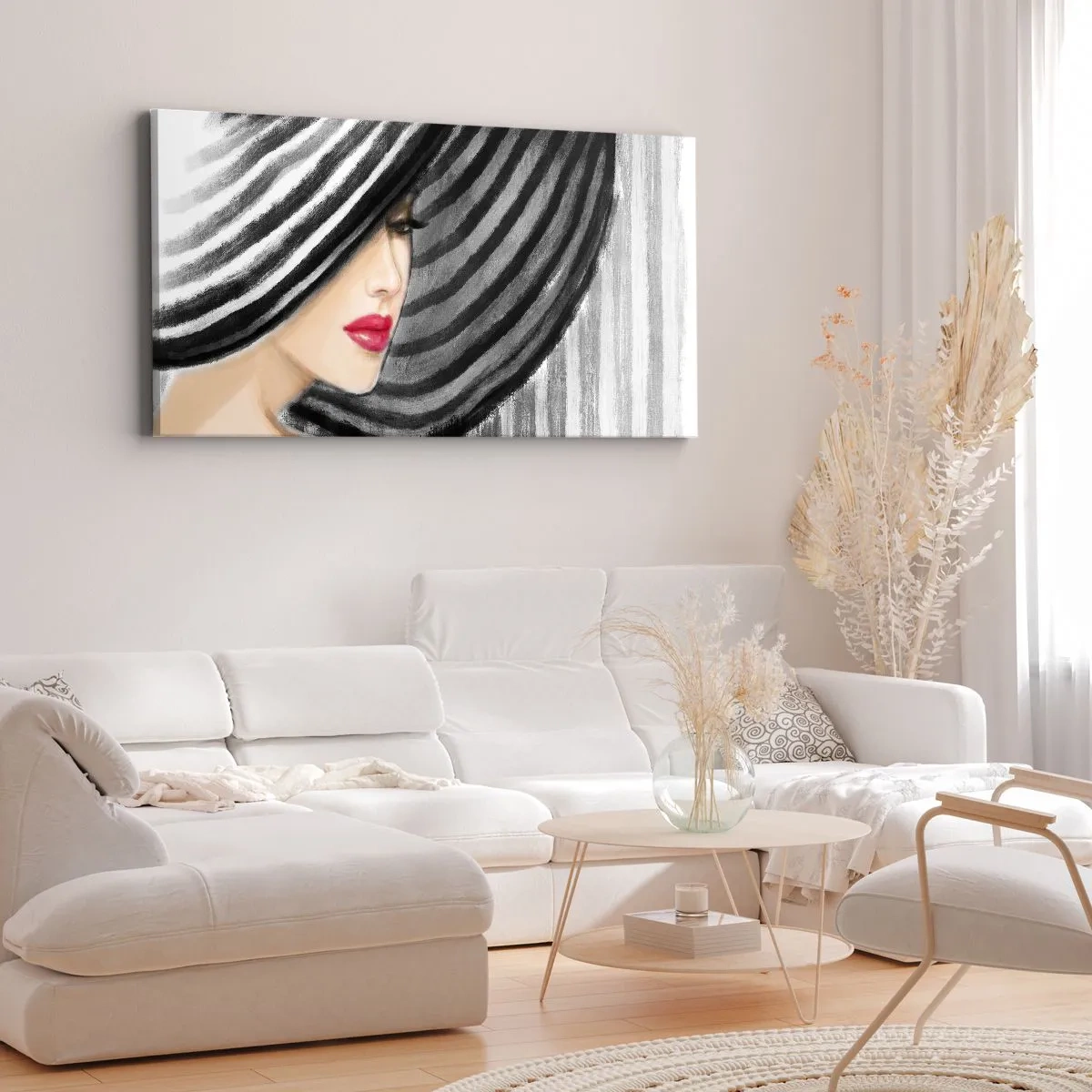 Canvastavla - Bild på duk - Var hittar jag dig? - 100x40 cm