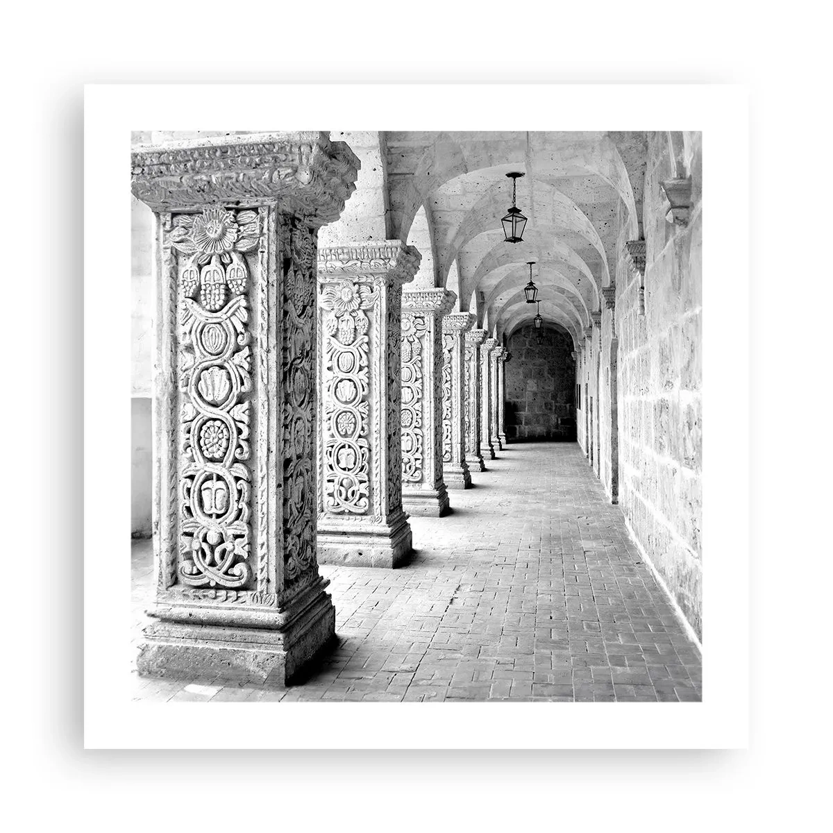 Affisch - Och vart tar det vägen? - 50x50 cm