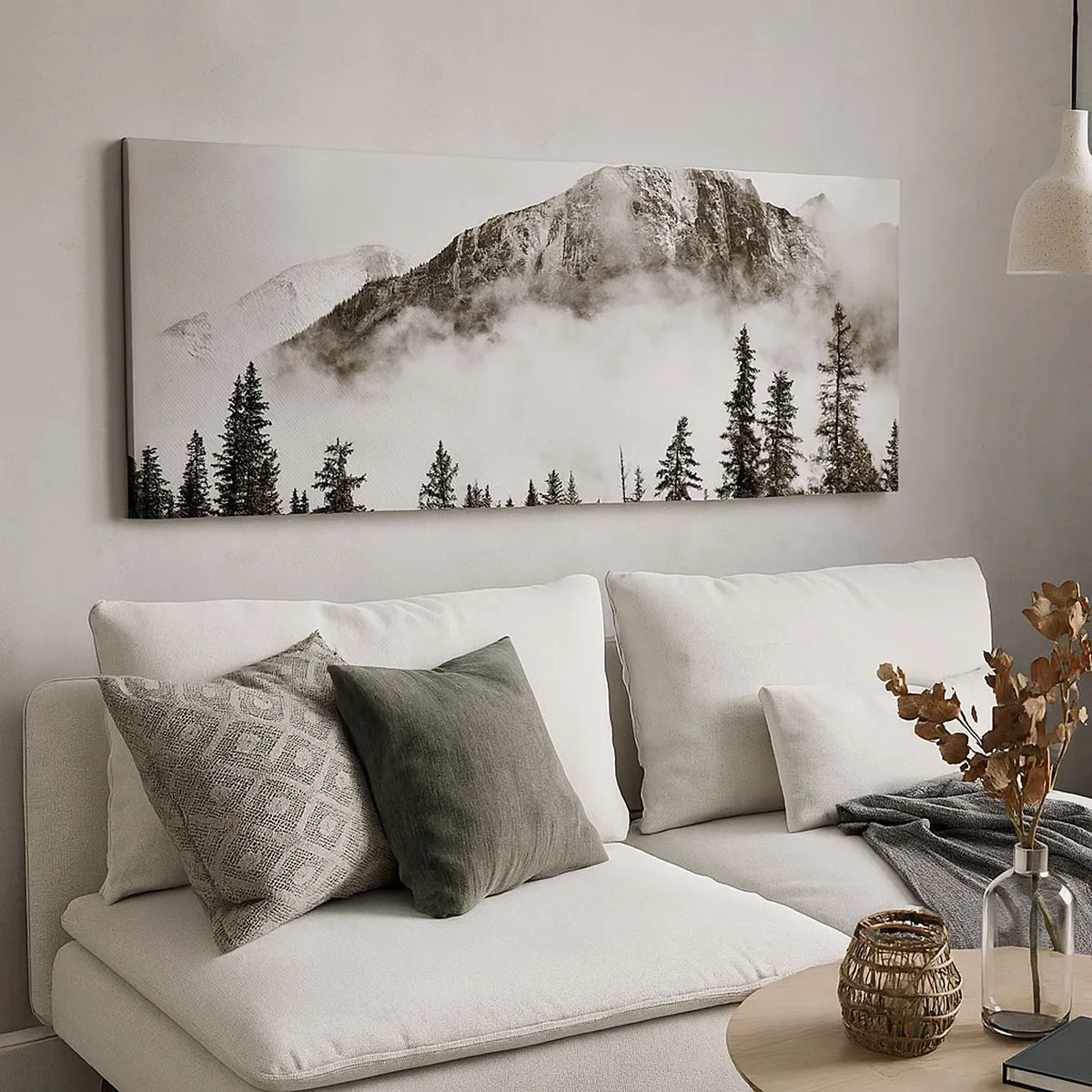 Canvastavla - Bild på duk - Granithärskare - 100x40 cm