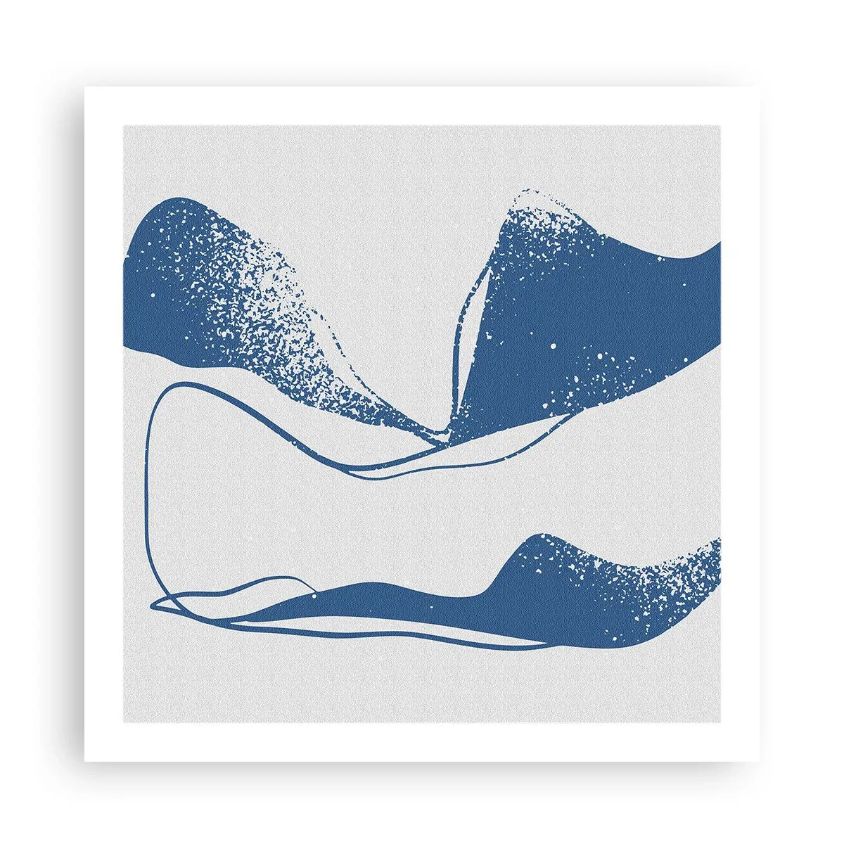 Affisch - Bevingad abstraktion - 60x60 cm