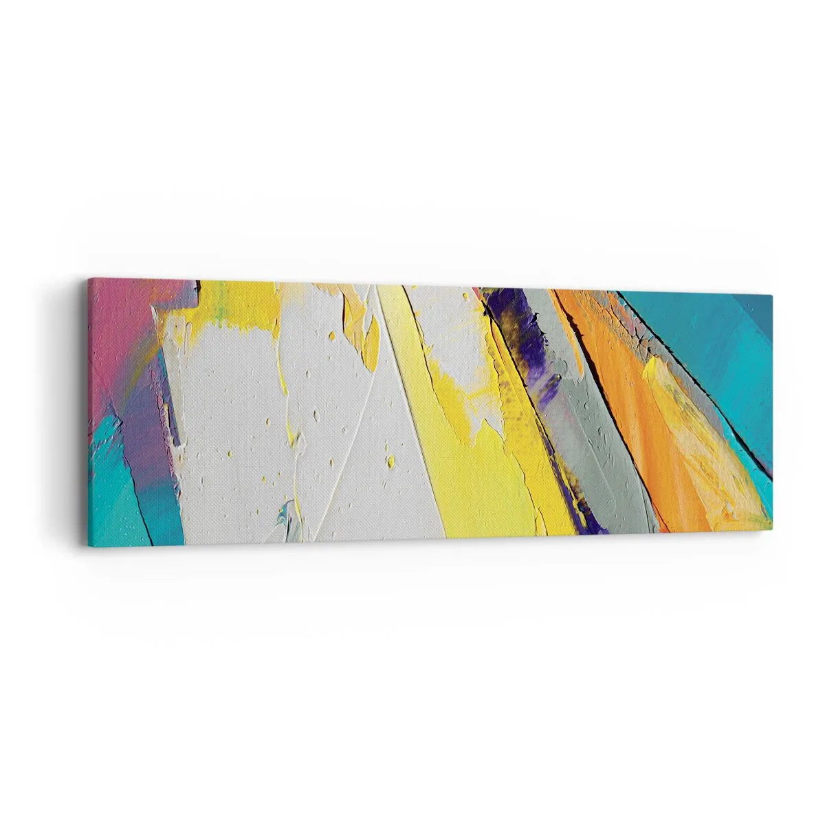 Canvastavla - Bild på duk - Världens anatomi - 90x30 cm