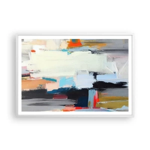 Affisch i vit ram - Finns det någon metod? - 100x70 cm