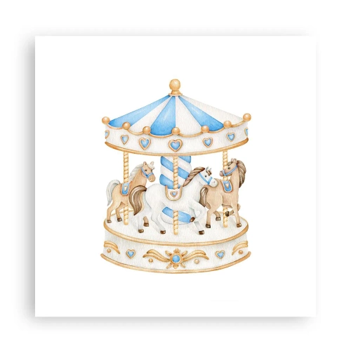 Affisch - En ljuvlig barndom - 60x60 cm