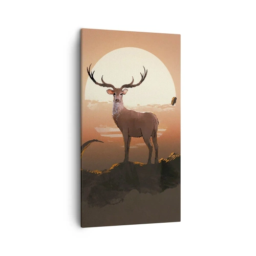 Canvastavla - Bild på duk - Denna natt är inte lik de andra - 45x80 cm