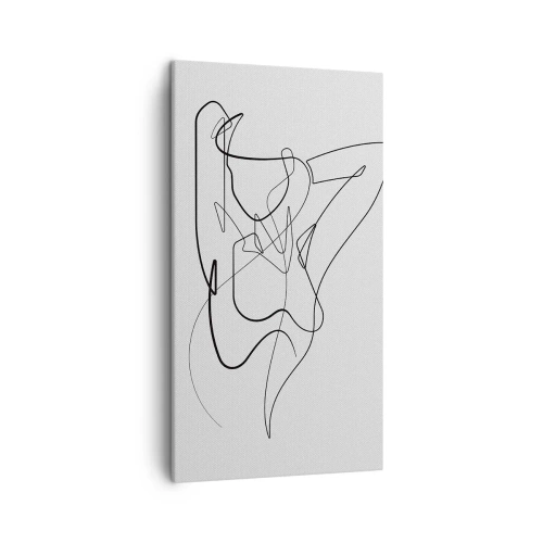 Canvastavla - Bild på duk - Hurdan du är... - 45x80 cm