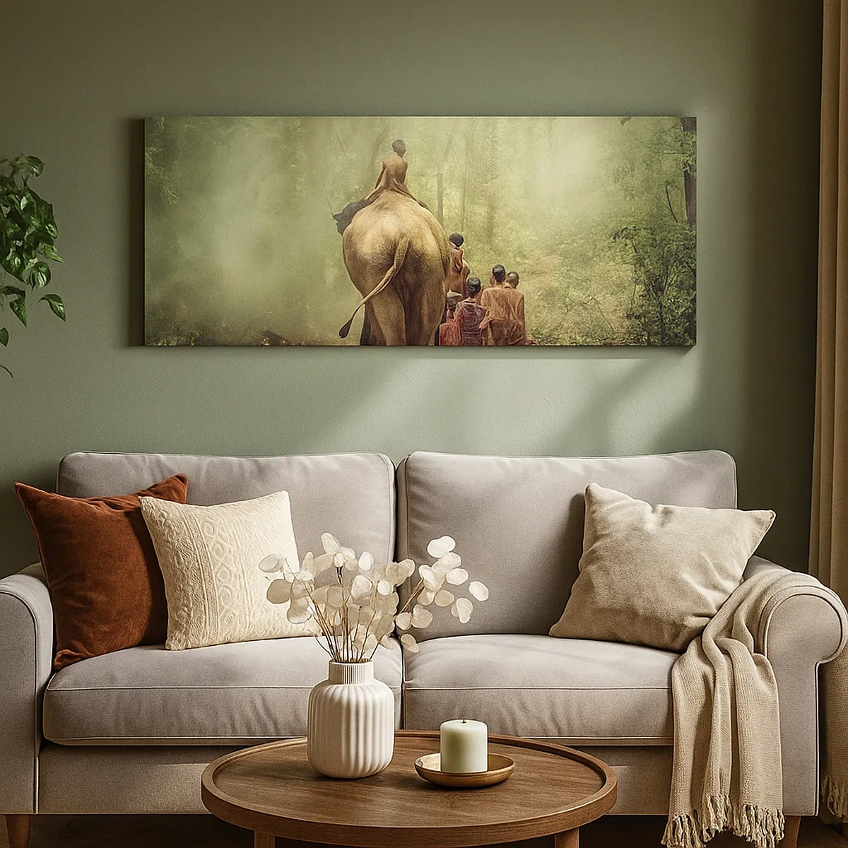 Canvastavla - Bild på duk - Nya Djungelboken - 30x30 cm