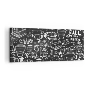 Canvastavla - Bild på duk - All you need is… - 100x40 cm