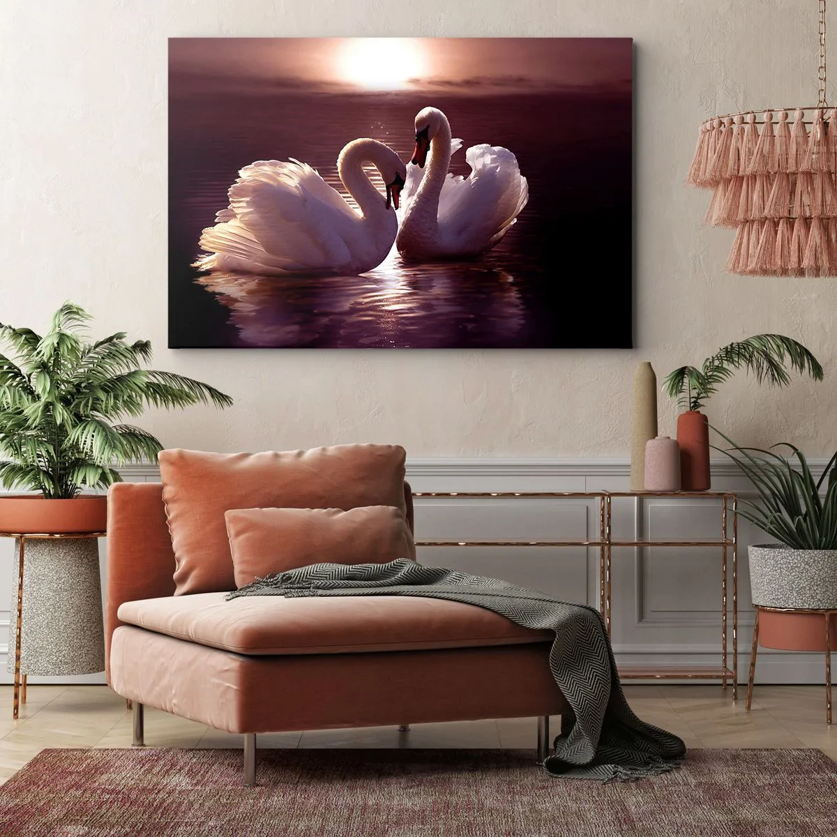 Canvastavla - Bild på duk - Tills döden skiljer oss - 100x70 cm