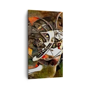 Canvastavla - Bild på duk - Hör du rörelse? - 45x80 cm