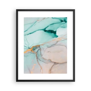 Affisch i svart ram - Formernas och färgernas dans - 40x50 cm