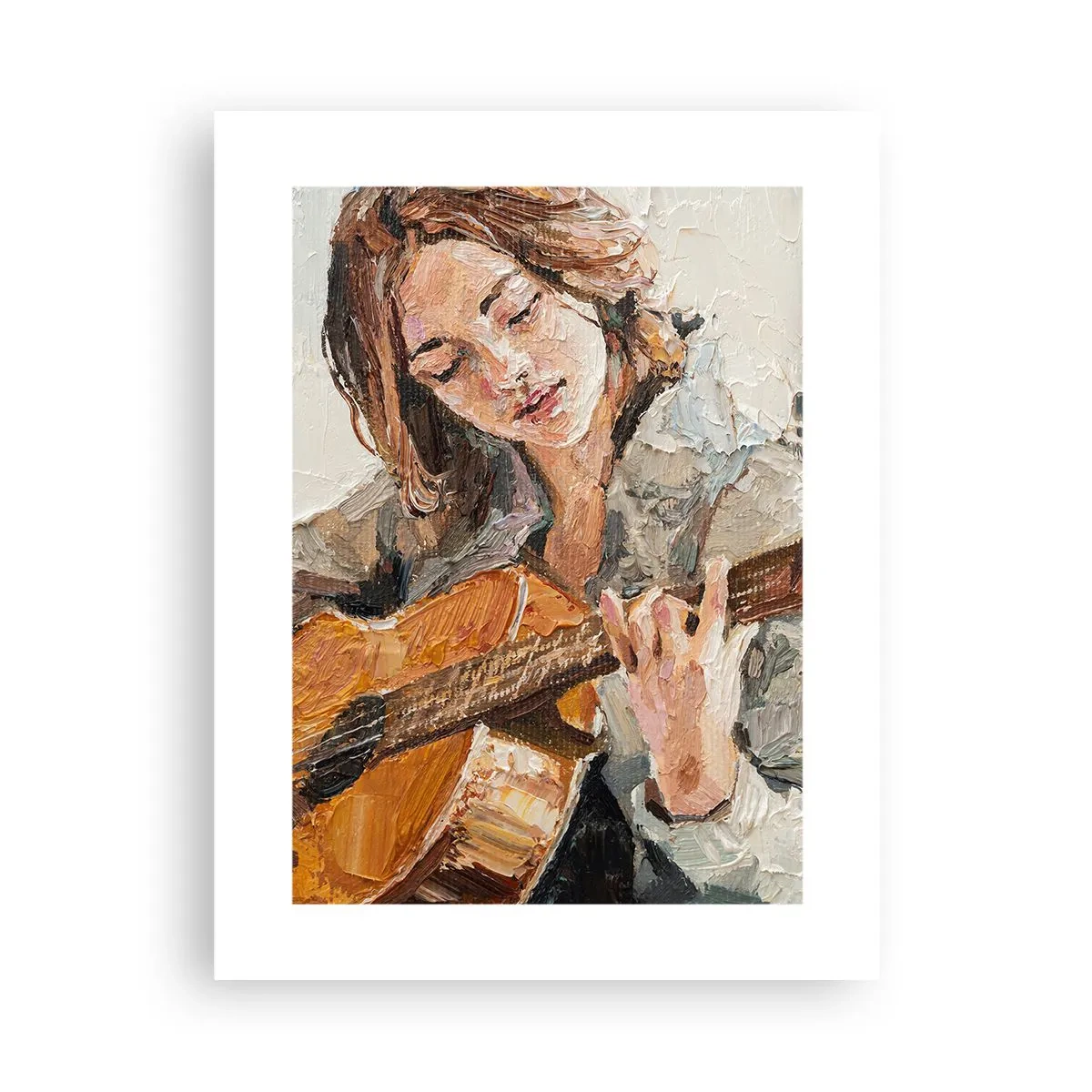 Affisch - Konsert för gitarr och en flickas hjärta - 30x40 cm