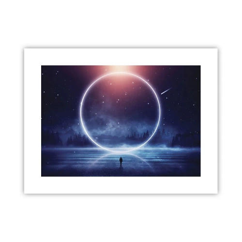 Affisch - De finns redan här... - 40x30 cm