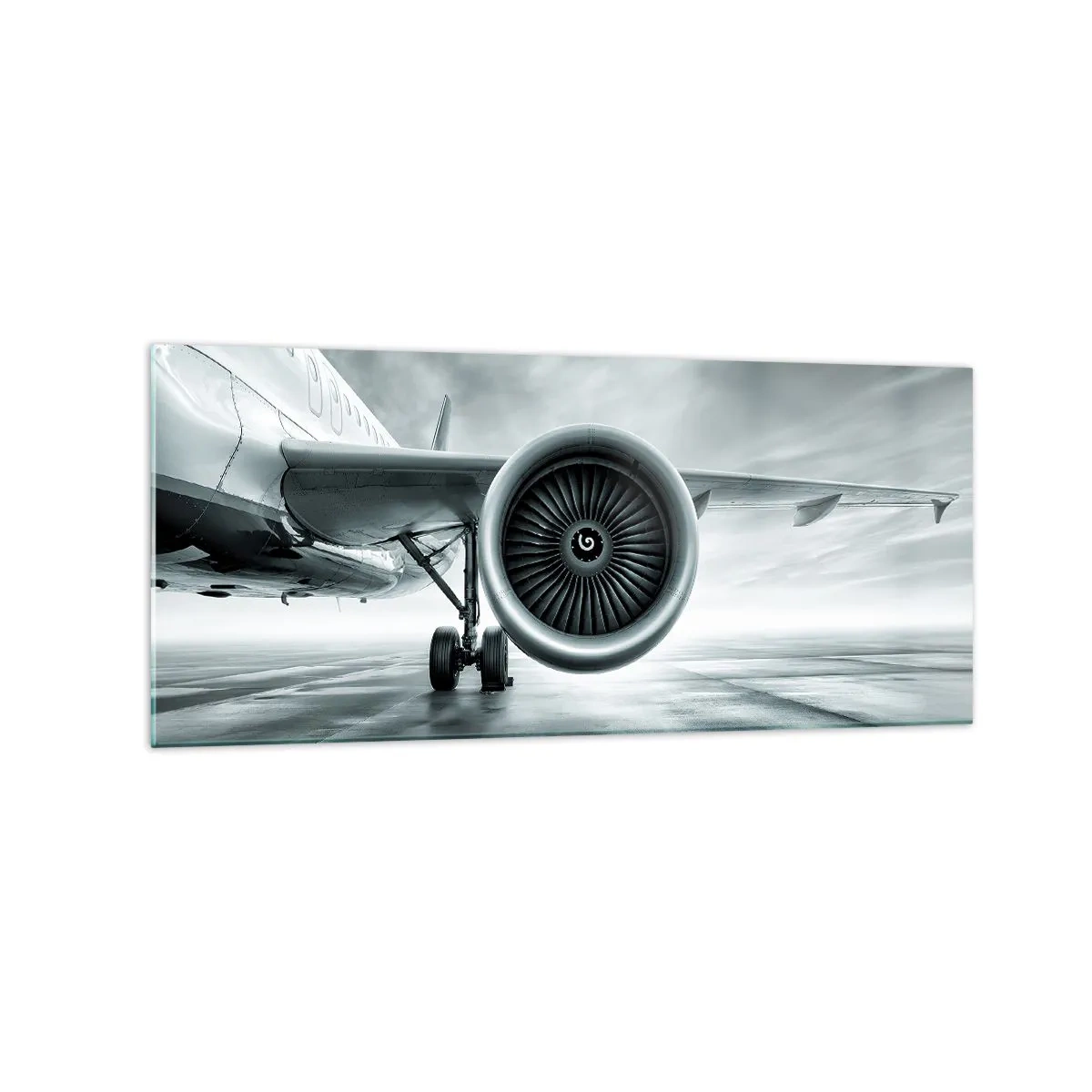 Glastavla - Bild på glas - Kraften finns! - 120x50 cm
