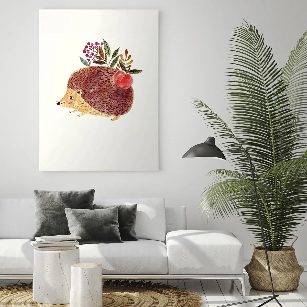 Glastavla - Bild på glas - Och du gillar mig redan - 50x70 cm