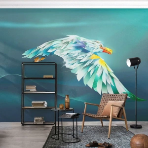 Fototapet Premium Sand - Flyg som en örn - Abstraktion, Örn, Fågel - 100x70 cm