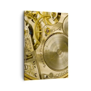 Canvastavla - Bild på duk - Gå med tidens anda - 50x70 cm