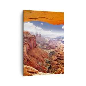 Canvastavla - Bild på duk - Skapat av naturen - 70x100 cm