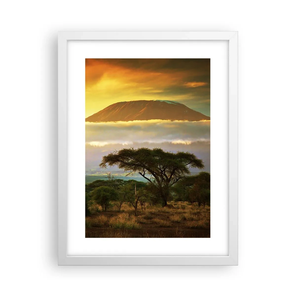 Affisch i vit ram - Resenärens dröm - 30x40 cm