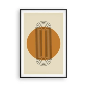 Affisch i svart ram - Perfekt plan - 61x91 cm