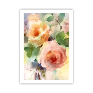 Affisch - Delikat som en akvarell - 50x70 cm