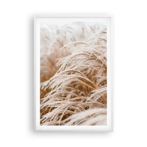 Affisch i vit ram - Buga för höstsolen - 61x91 cm