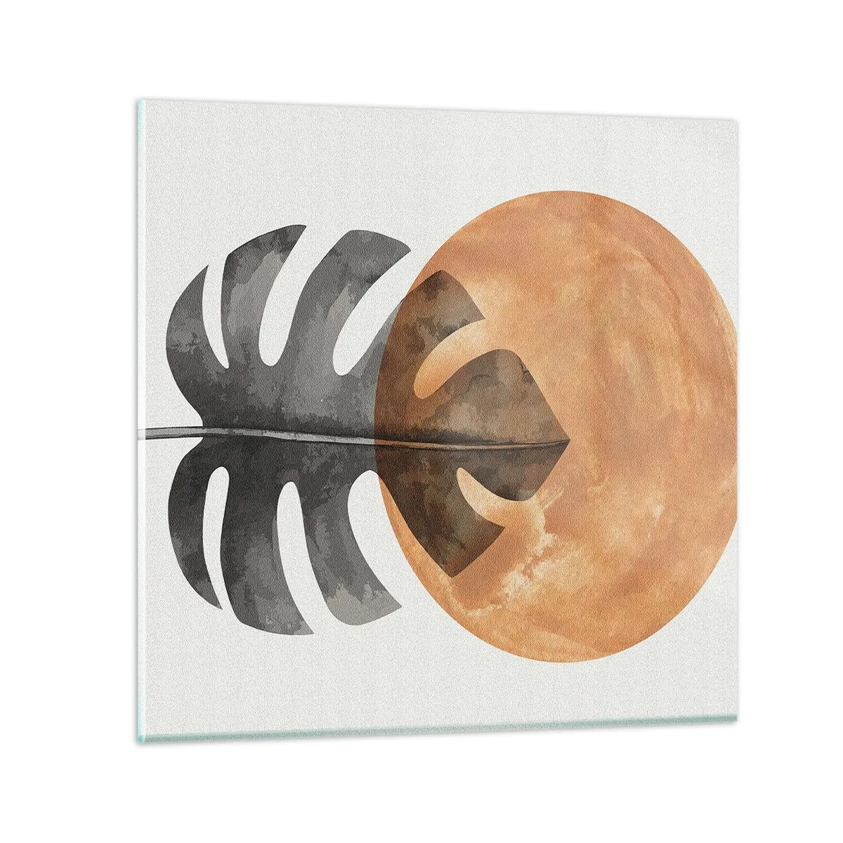 Glastavla - Bild på glas - Alltid solen - 40x40 cm